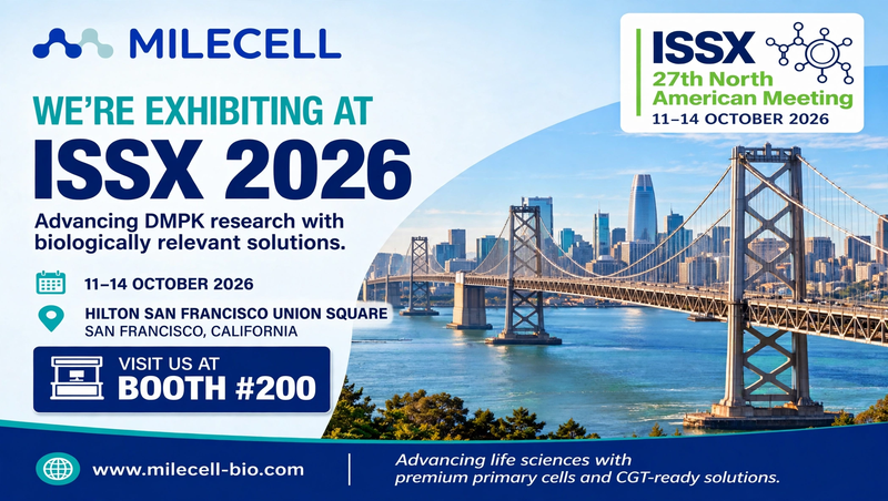 MileCell to Exhibit at the 27th North American ISSX Meeting in San Francisco