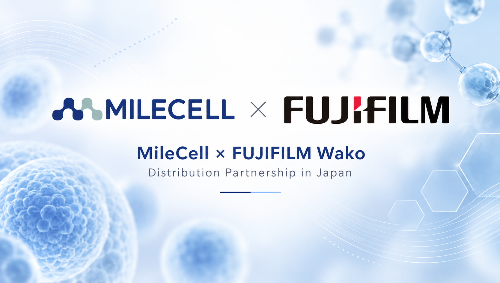 MileCell Biotechnology Appoints FUJIFILM Wako as Distributor in Japan